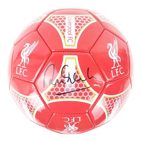 Signed Robbie Fowler Football - Liverpool FC Icon Autograph