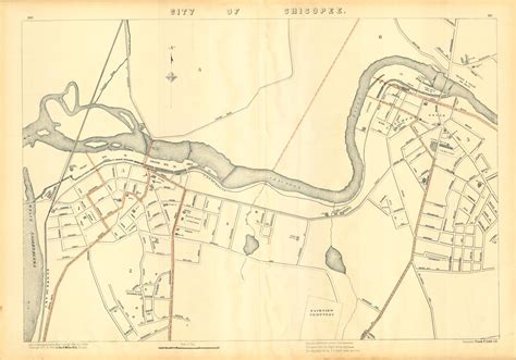 Chicopee, MA City Map of Chicopee, Walker Atlas of Massachusetts, 1904