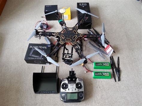 Upgraded Pro DJI FlameWheel F550 Pro Camera Drone With: Gopro GIMBAL ...