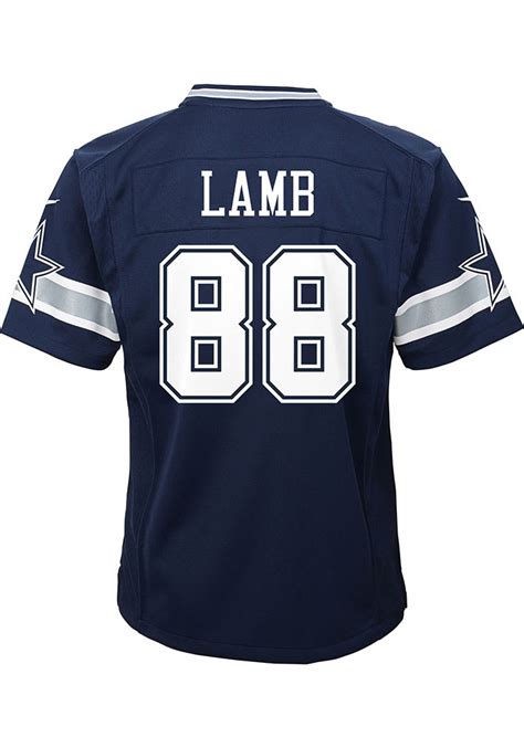 Dallas Cowboys CeeDee Lamb Boys Game NAVY Nike Football Jersey