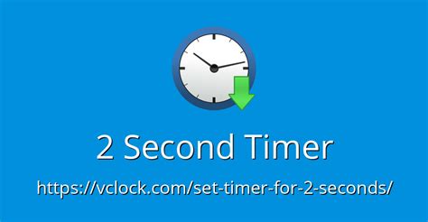 2 Second Timer - Online Timer - Countdown