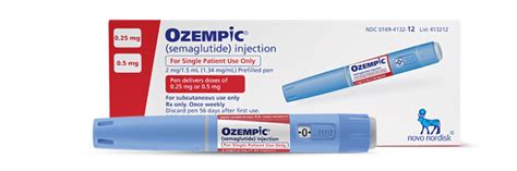 Ozempic Pen 0.25mg/0.5ml and Ozempic 2mg/1.5ml