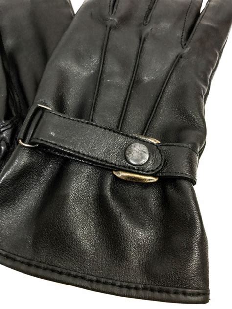 Leather Winter Gloves Men Black Leather Gloves Mens Leather - Etsy