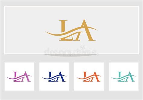 La Logo Design Stock Illustrations – 2,299 La Logo Design Stock ...