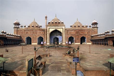 Jama Masjid at Agra City Uttar Pradesh Editorial Stock Image - Image of ...