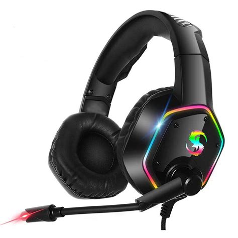 RGB LED Light Gaming Headset Computer Game Console 3D Stereo 7.1 ...