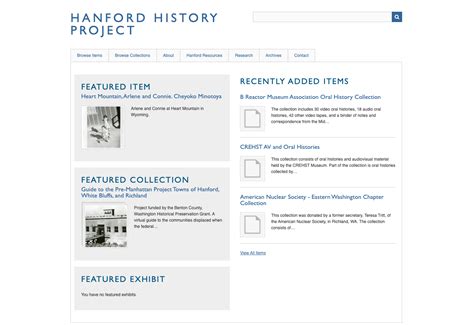 Hanford: A Visual History - Hanford Communities