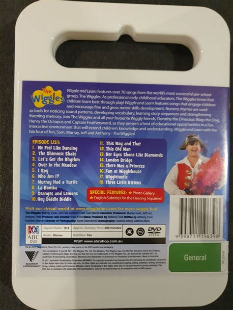 THE WIGGLES RARE DVD WIGGLE AND LEARN | Grelly USA