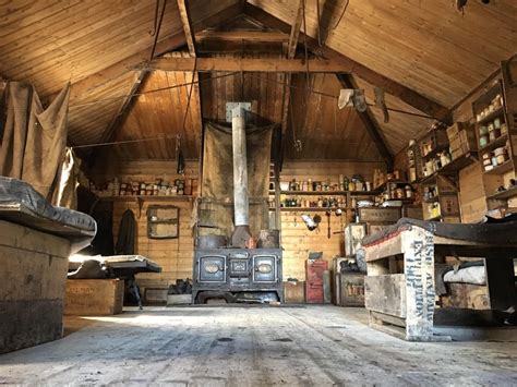 Inside Sir Ernest Shackleton’s hut from 1908 : antarctica