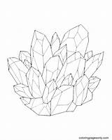 Gem Coloring Pages sketch template