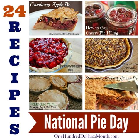 24 Recipes for National Pie Day - Friday January 23rd, 2015 - One ...