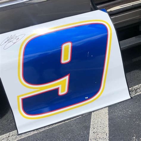 NASCAR “Most Popular Driver” Chase Elliott autographed Sheet Metal - Race Used 360