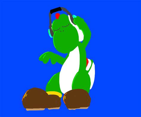 Yoshi jumping over a Wii - Drawception