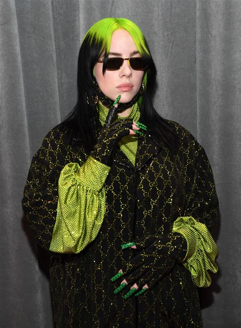 Billie Eilish Debuts a Bold Gucci Manicure at the Grammys | Vogue