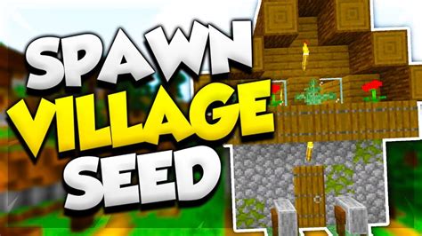 VILLAGE AT SPAWN SEED! (Minecraft Village Seed) - YouTube