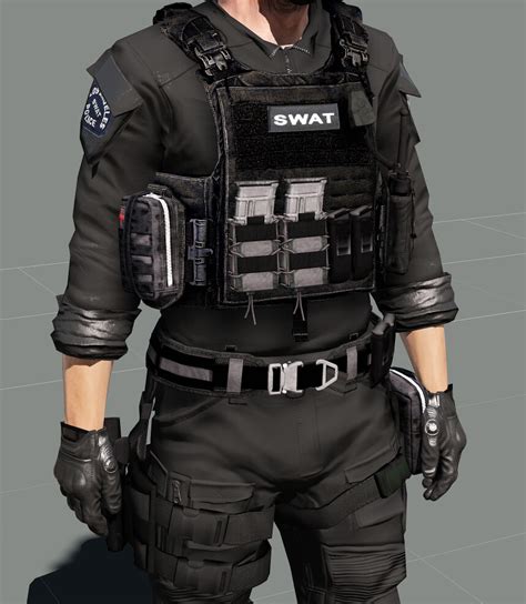 ArtStation - SWAT Vest and Belt