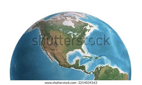 High Resolution Satellite View Planet Earth Stock Illustration ...