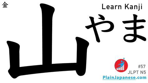 Learn Japanese Kanji | yama 山 | How to write Japanese, Jukugo, Radical ...