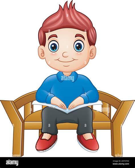 School children sitting on bench Stock Vector Images - Alamy