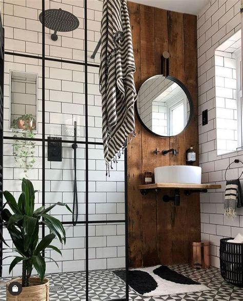 Bathroom Flooring Trends: Black and White Tiles And Industrial Monochrome - Zazous Vinyl Flooring