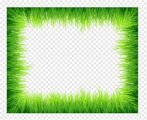 Grass borders, border, frame, rectangle png | PNGWing