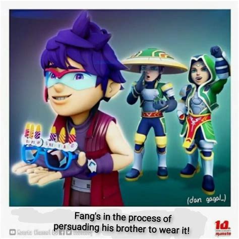 Kapten Kaizo Boboiboy Fang - Galaxy Comic Extra Issue 7 Boboiboy Wiki Fandom - Claudia Childe