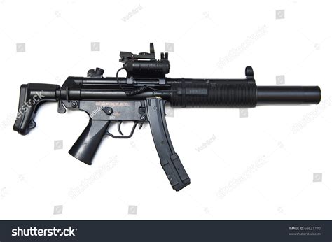 Hk Mp5 Sd6 With Silencer Special Weapon Stock Photo 68627770 : Shutterstock