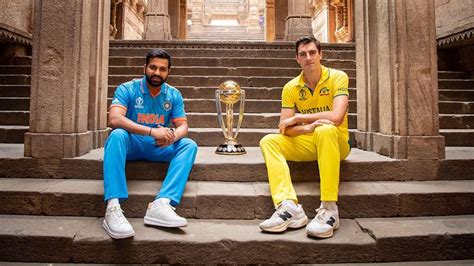 IND vs AUS: Rohit Sharma, Pat Cummins Pose With World Cup Trophy Ahead ...