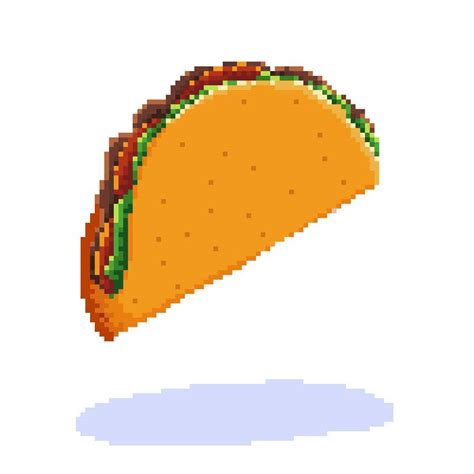 Pixel taco by pixelmaniatic on DeviantArt