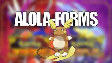 Pokémon Scarlet and Violet: All Alola Forms