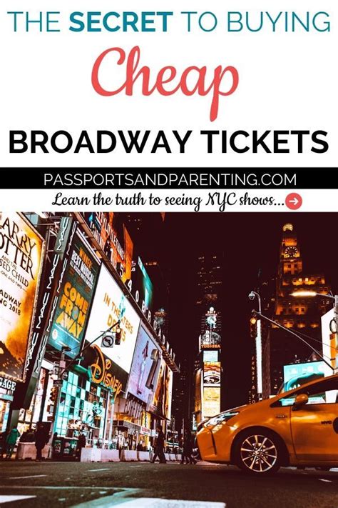 Learn the secret to buying cheap Broadway tickets in NYC. Have you ever ...