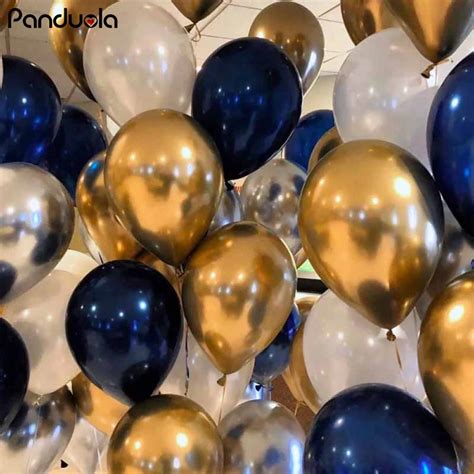 Valentine'S Day Gold Silver Metallic Balloons Confett Ballons Birthday ...