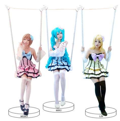 Hatsune Miku Project Diva 2 Vocaloid Cosplay Costumes Dress-in Clothing from Novelty & Special ...