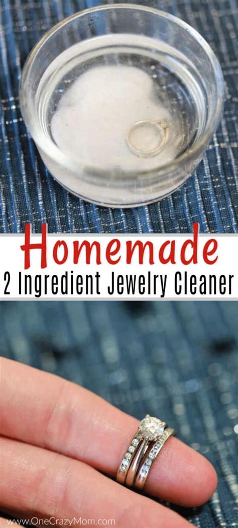 Homemade Jewelry Cleaner - Only 2 ingredients and so easy! | Homemade jewelry cleaner, Homemade ...