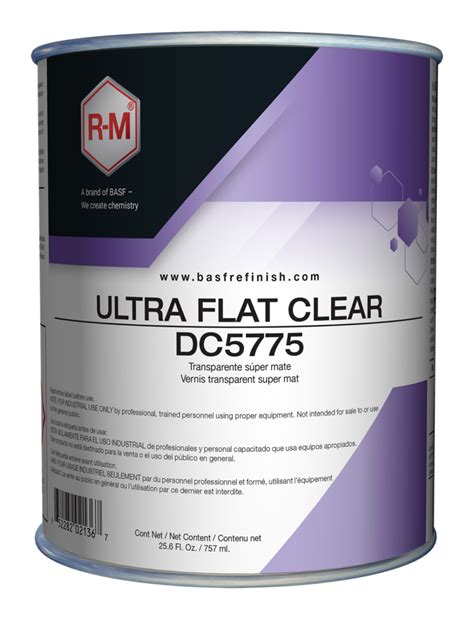 R-M Clear Coat DC5775 Ultra Flat Clear - CALL FOR PRICE!