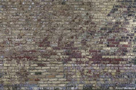 Vintage Brick Wall Mural | Removable Wallpaper from AboutMurals.ca