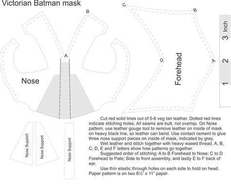 Batman Mask Outline