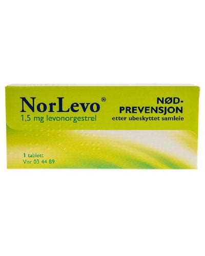 Norlevo 1,5 mg tablett 1 stk - Apotek 1