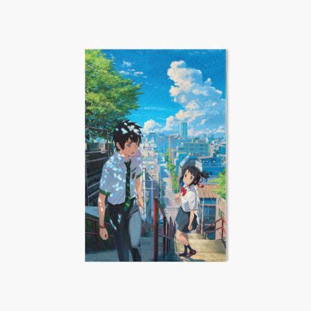 "Your Name Stairs Scene" Art Board Print for Sale by Amitrix | Redbubble