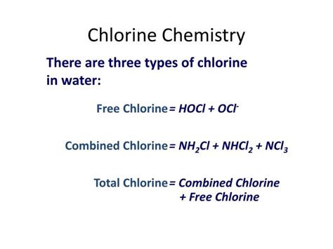 Total Chlorine Vs Chlorine Dose Graph