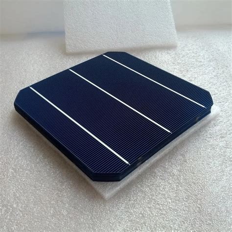 4.74W 19.6% High Efficiency 156mm Monocrystalline Silicon Solar Cell ...