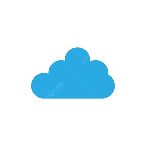 Blue Clouds Clipart Transparent PNG Hd, Blue Cloud Logo Design Icon Vector, Cloud Icons, Logo ...