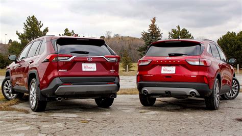 2020 Ford Escape vs Toyota RAV4 Comparison Test | AutoTrader.ca