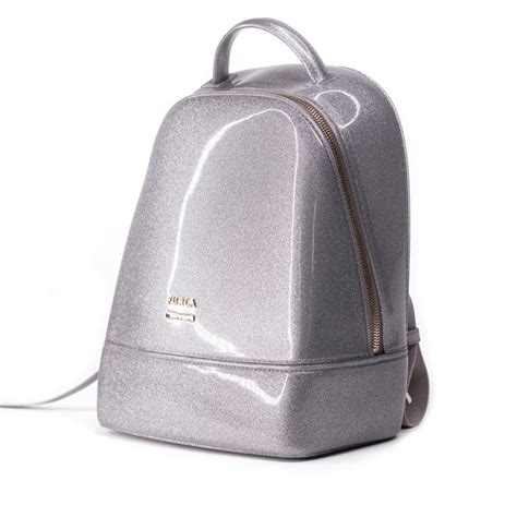 Furla Candy Backpack Silver - VieTrendy - Save 90% the retail price