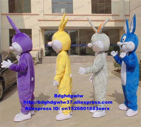 Mascot Costumes Easter Bunny Osterhase Rabbit Hare Mascot Costume Adult Cartoon Character Outfit ...