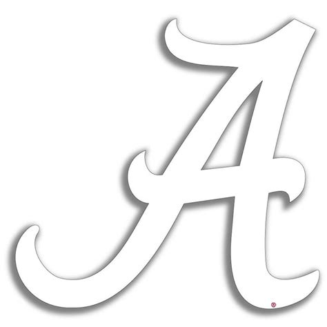 Alabama Script A Decal | University of Alabama Supply Store