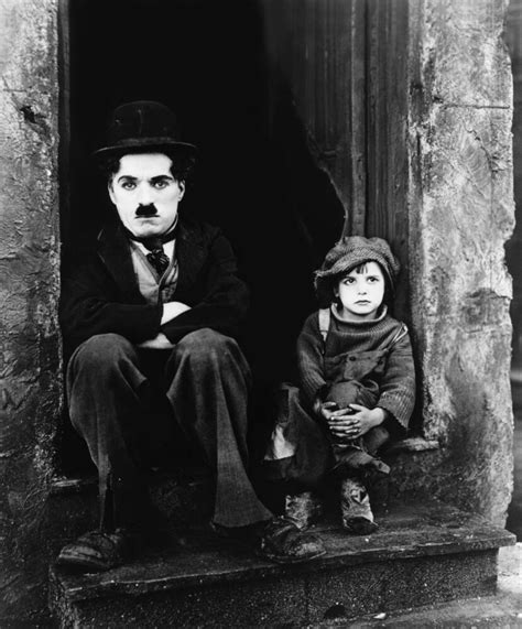 Charlie Chaplin & Jackie Coogan - The Kid (1921) - Photographic print ...