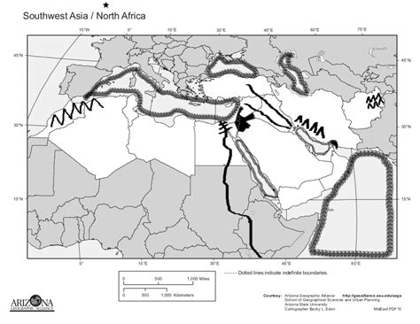 Middle East Physical Features #2 Diagram | Quizlet