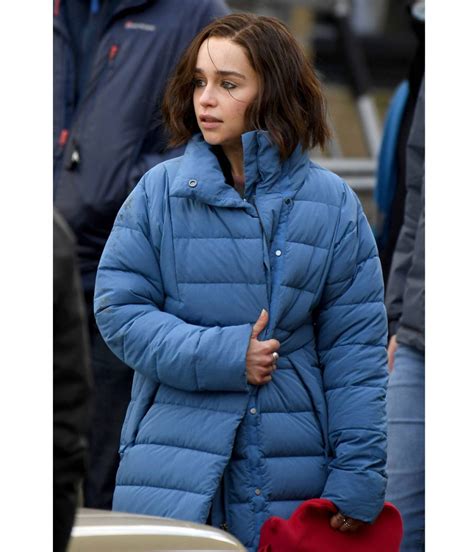 Secret Invasion Movie Emilia Clarke Puffer Coat - Jackets Masters