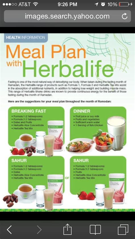 Meal plan | Herbalife shake recipes, Herbalife healthy meal, Herbalife meal plan